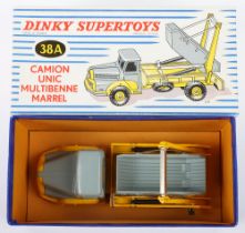 French Dinky Supertoys 38A Unic Marrel Multi Skip Lorry