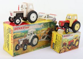 Dinky Toys 325 David Brown Tractor with Disc Harrow