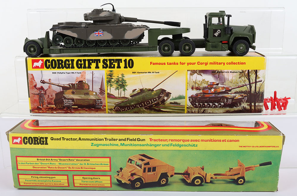 Corgi Gift Set 10, Mack Tank Transporter and Centurion Mk.III tank - Image 3 of 5