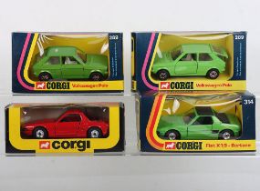 Four Boxed Corgi Cars