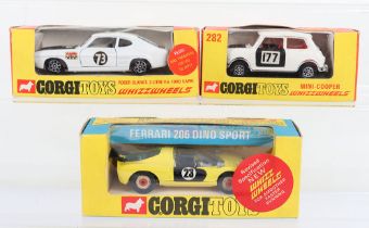 Three Boxed Whizzwheel Corgi Toys