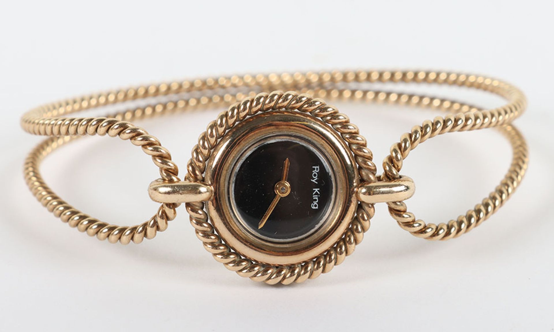 A 9ct Yellow Gold Roy King Ladies Watch