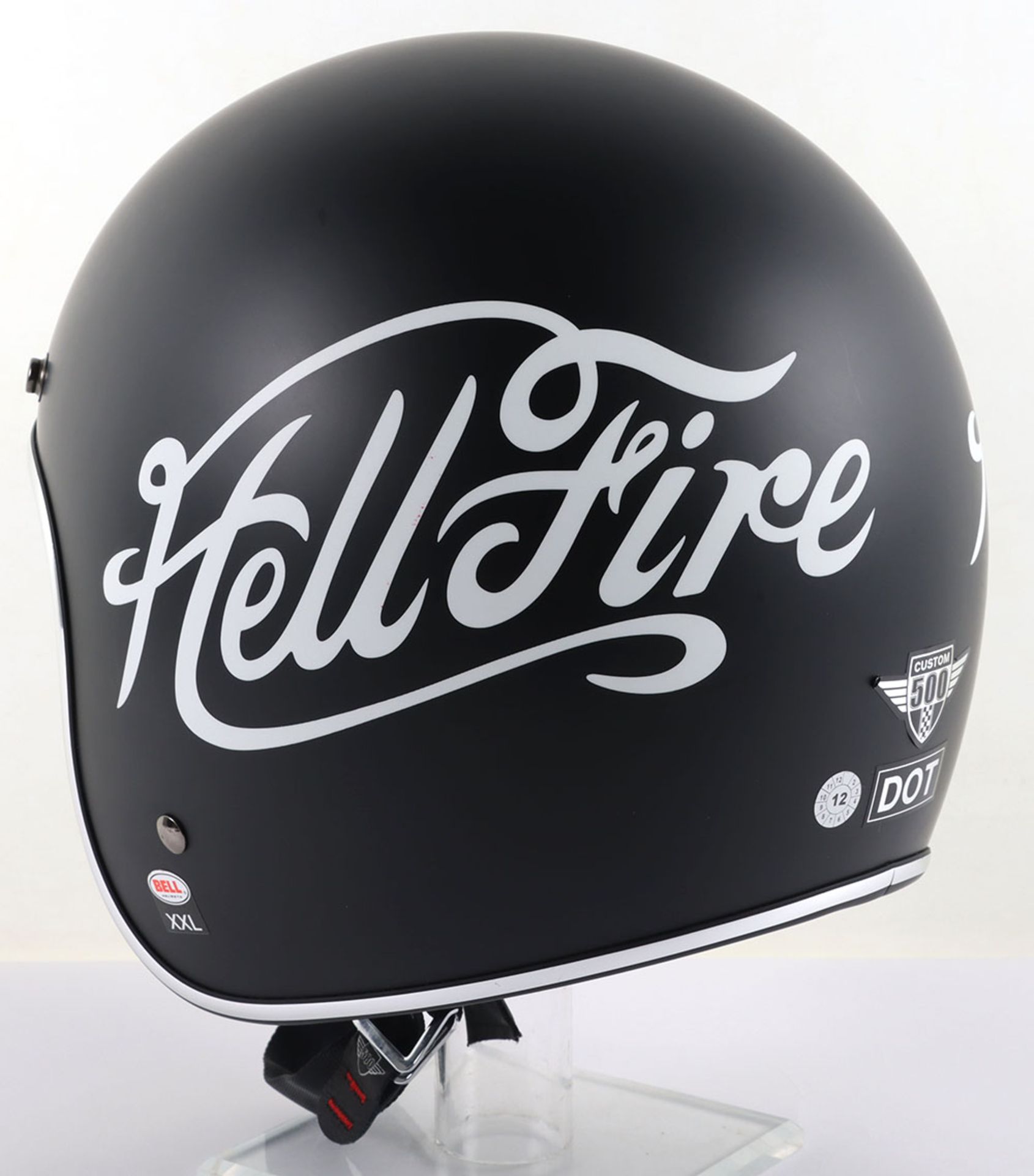 Bell Custom 500 Hellfire open Face Motorcycle Helmet - Bild 5 aus 8