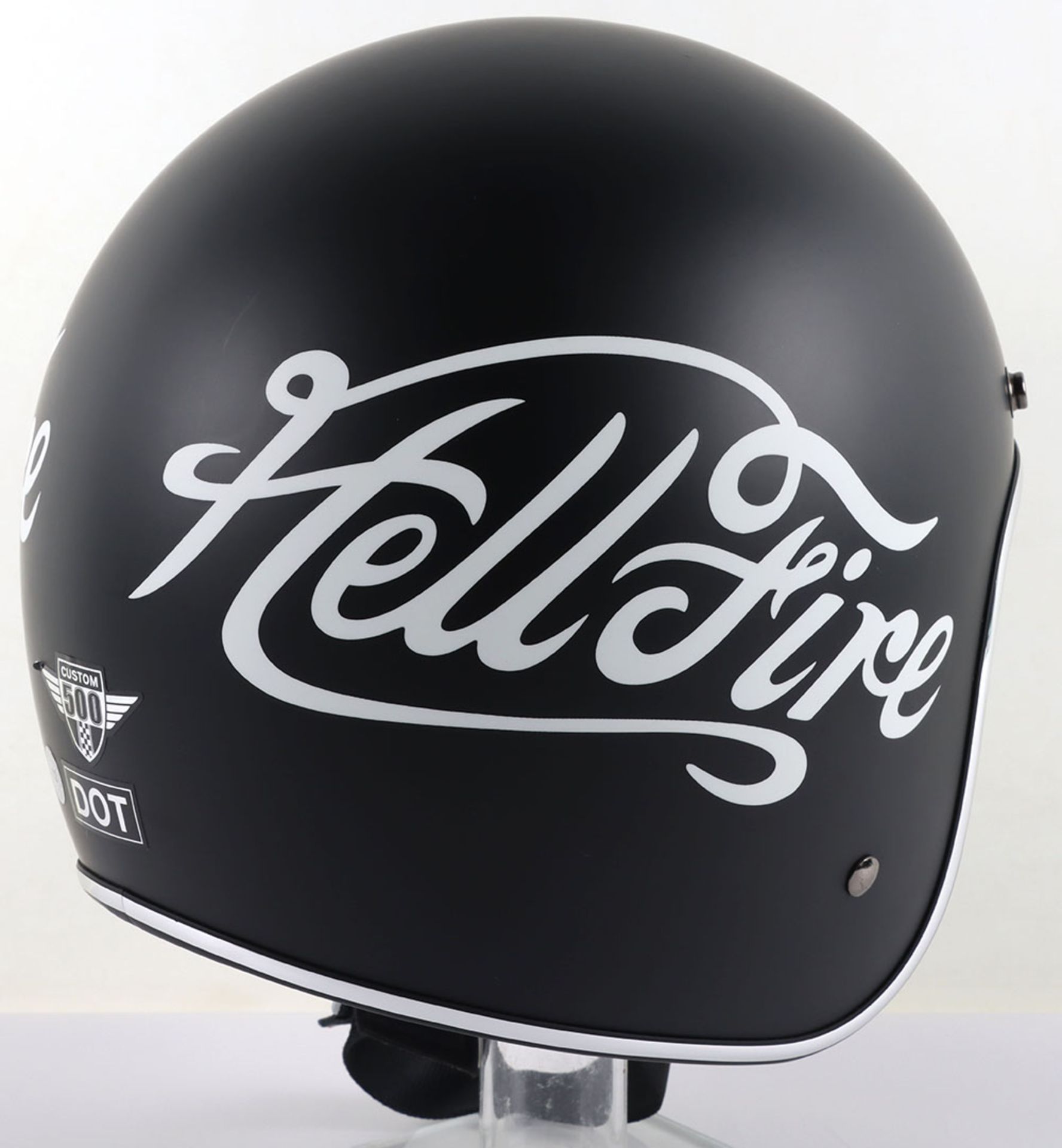 Bell Custom 500 Hellfire open Face Motorcycle Helmet - Bild 3 aus 8