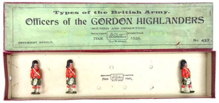 Britains set 437, Officers of the Gordon Highlanders