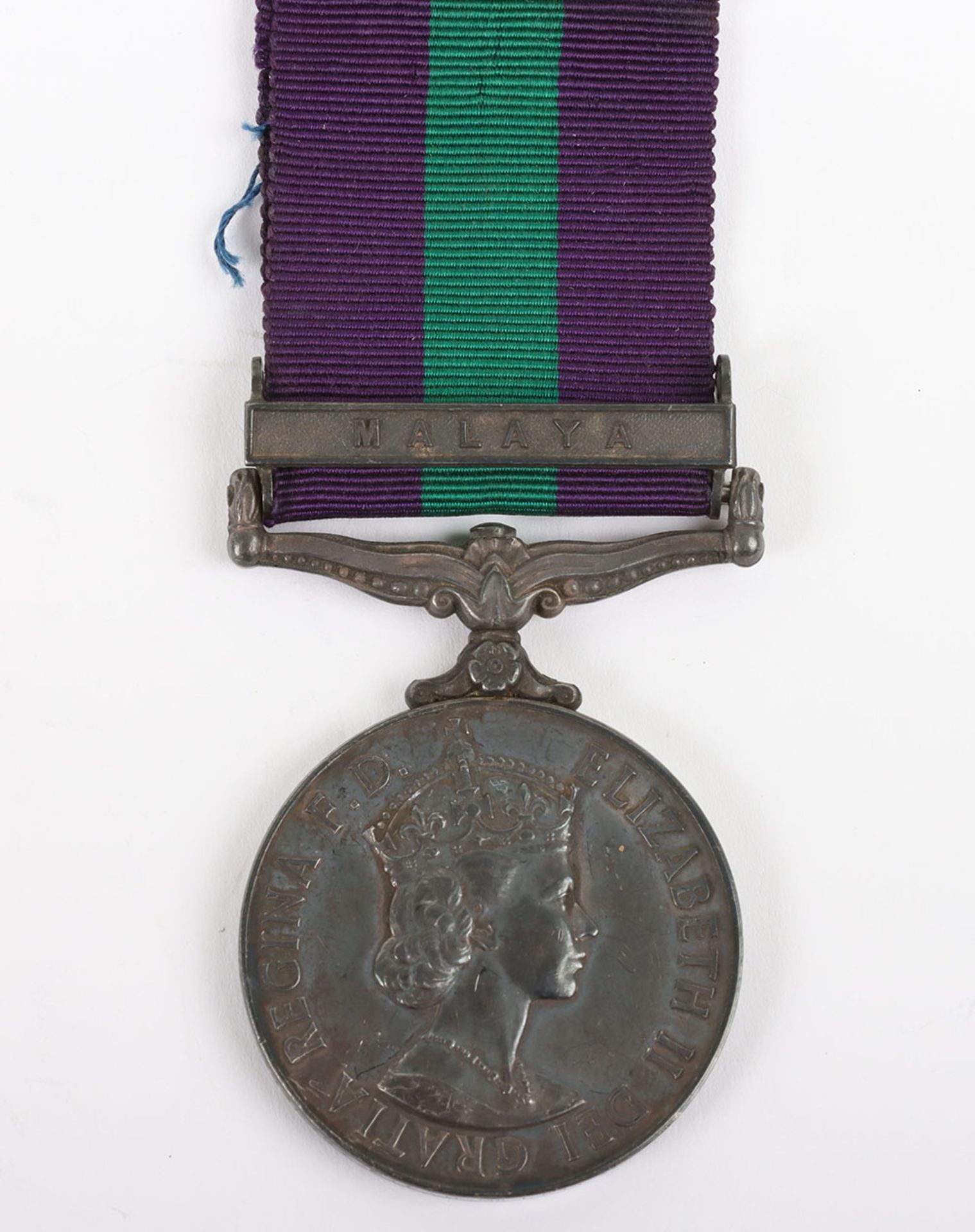 A General Service medal to the East Anglian Regiment for the conflict in Malaya