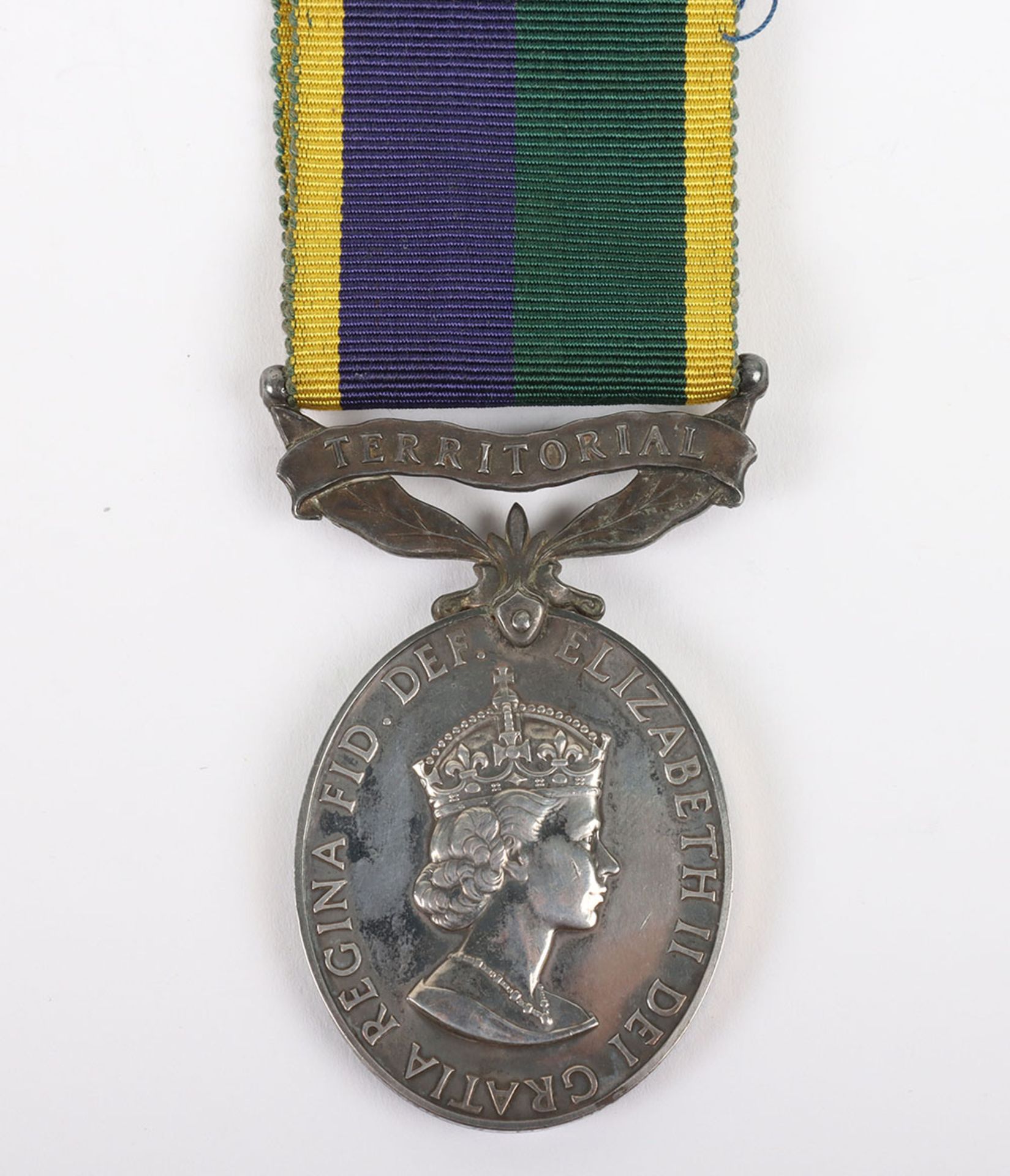 A 1959 Efficiency medal to a Gunner in the Royal Artillery who was awarded a bar to the medal