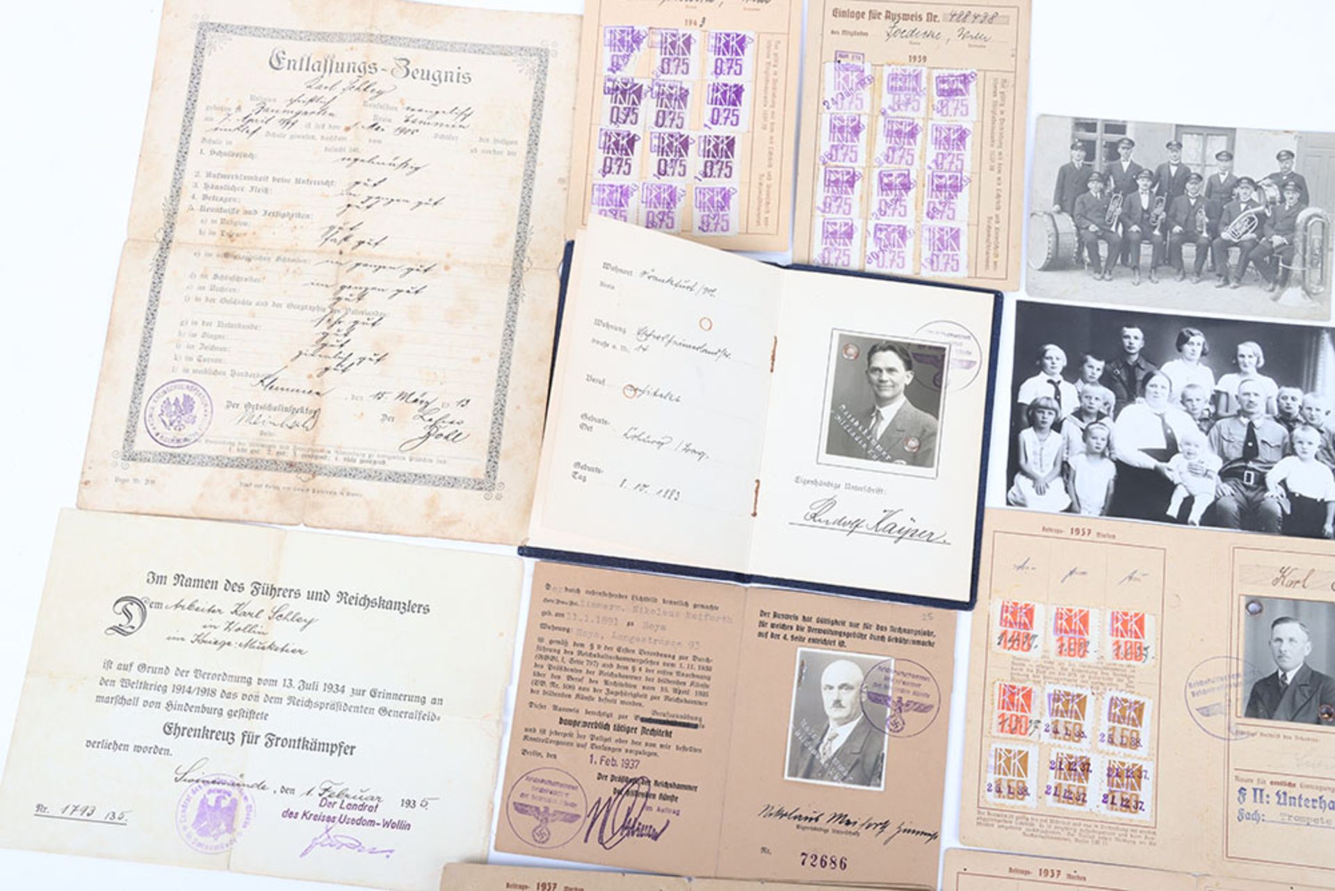 Third Reich German Documents - Image 3 of 3