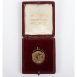 An interesting Queens Shilling commemorative medallion to the Lancashire Fusiliers for the Second Bo