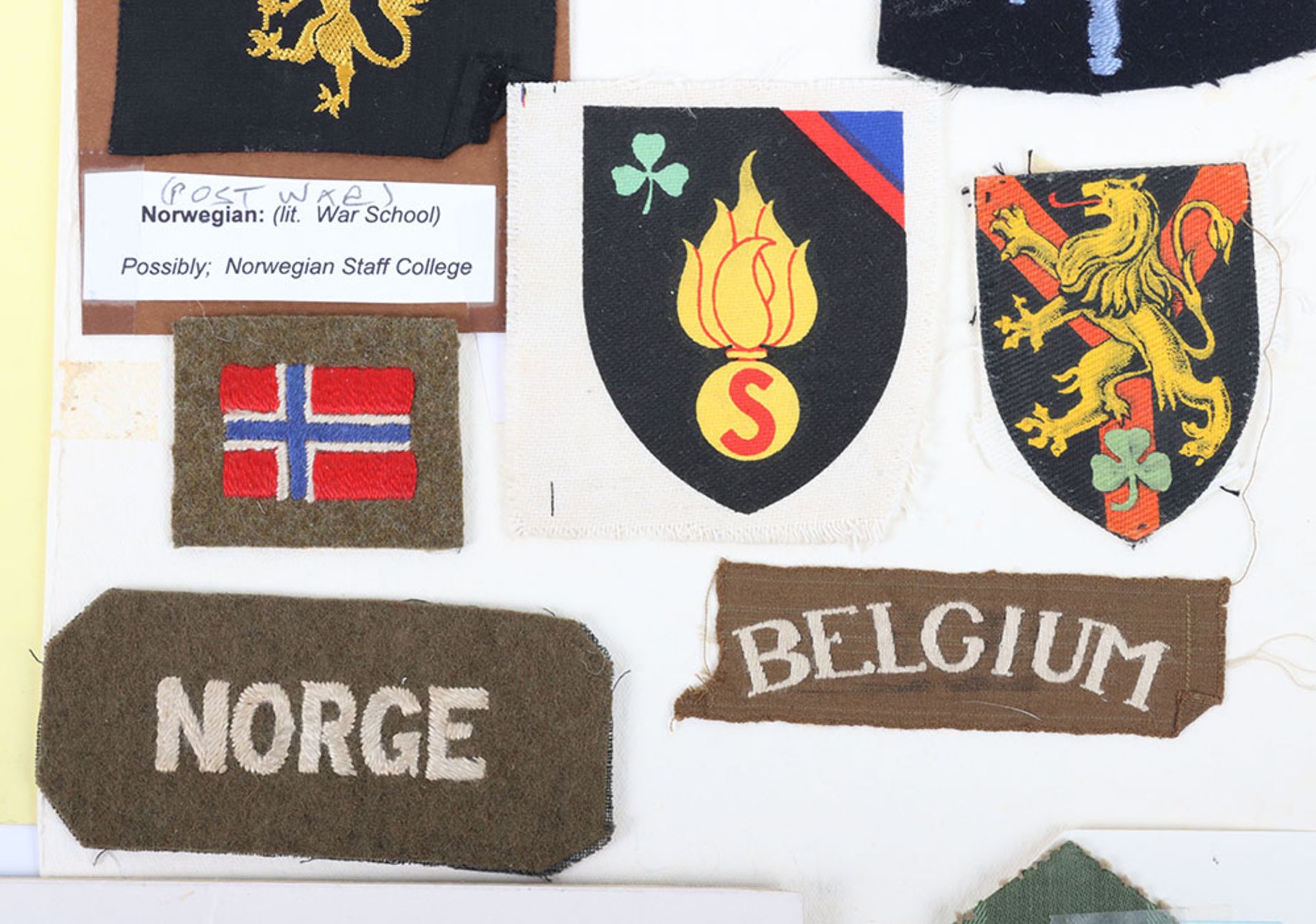 Quantity of various nationalities cloth formation signs and shoulder flashes etc - Image 6 of 6