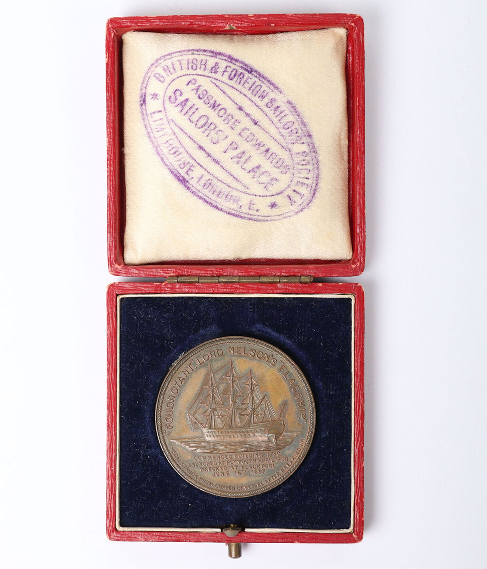 Lord Nelson – Foudroyant Lord Nelson Flagship Commemorative Medallion