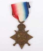 A single 1914-15 Star medal to a 1918 casualty in the 2nf Battalion Northamptonshire Regiment