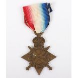 A single 1914-15 Star medal to a 1918 casualty in the 2nf Battalion Northamptonshire Regiment