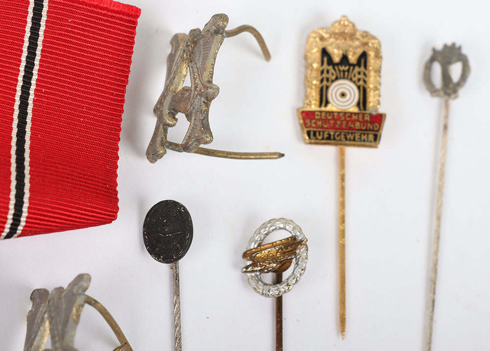 WW2 German Miniature Award Stickpin Badges - Image 3 of 6