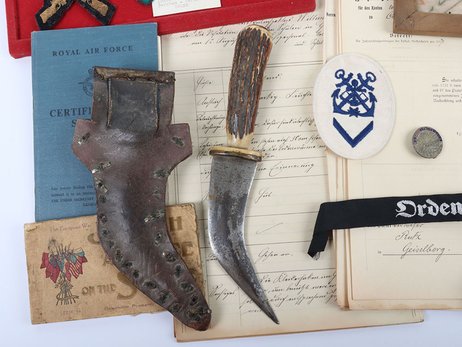 Mixed Military and Civil Ephemera - Bild 7 aus 7