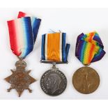 A Great War 1914-15 star medal trio to a Chief Petty Officer in the Royal Navy