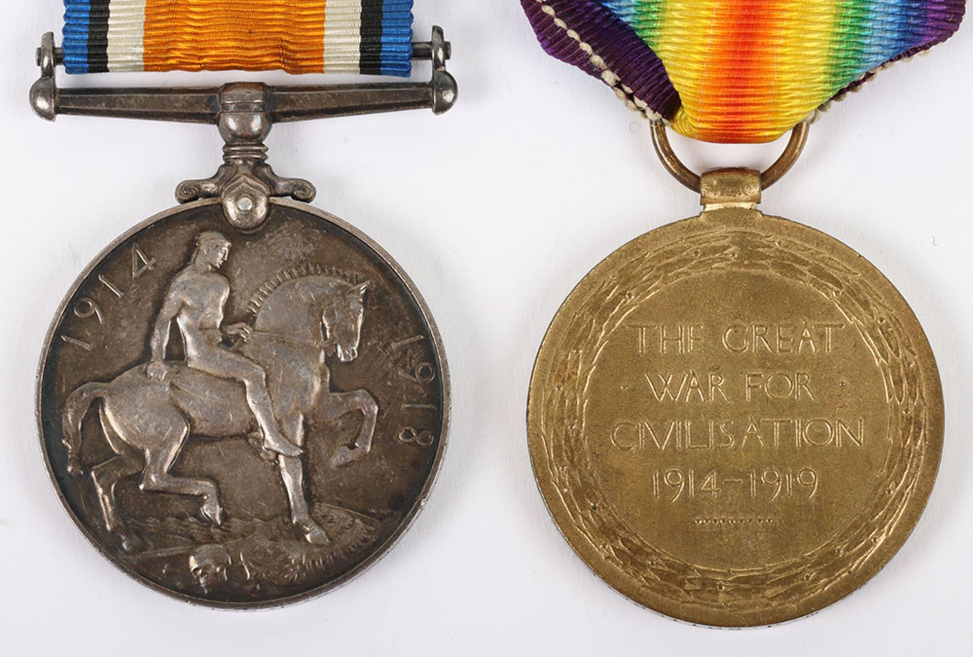 A pair of medals to the Royal Field Artillery for service in the Great War - Bild 5 aus 5