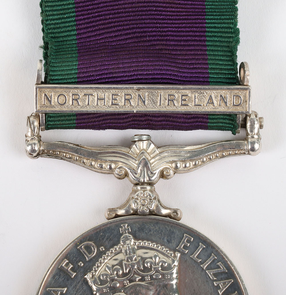 A General Service medal to the Royal Anglian Regiment for Service in Northern Ireland - Image 2 of 3