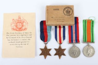 WW2 Campaign Medal Group of Four