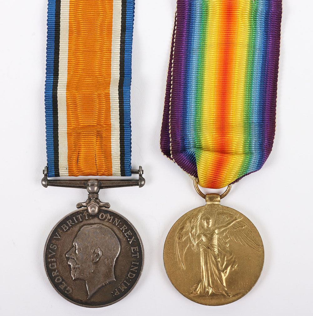 A pair of medals to the Royal Field Artillery for service in the Great War