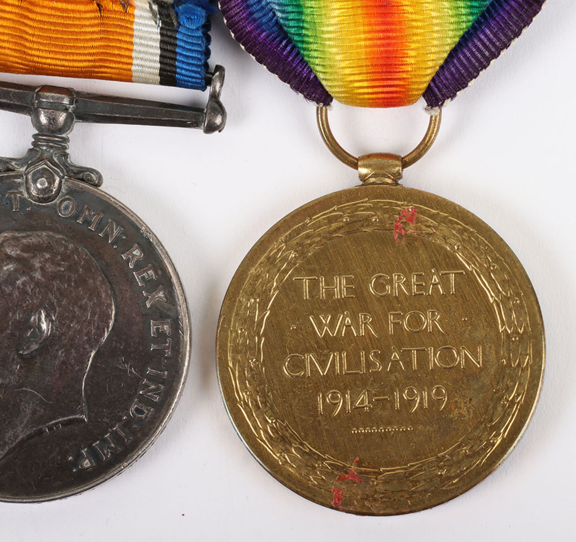 A group of 3 medals covering service in both World Wars - Bild 7 aus 7