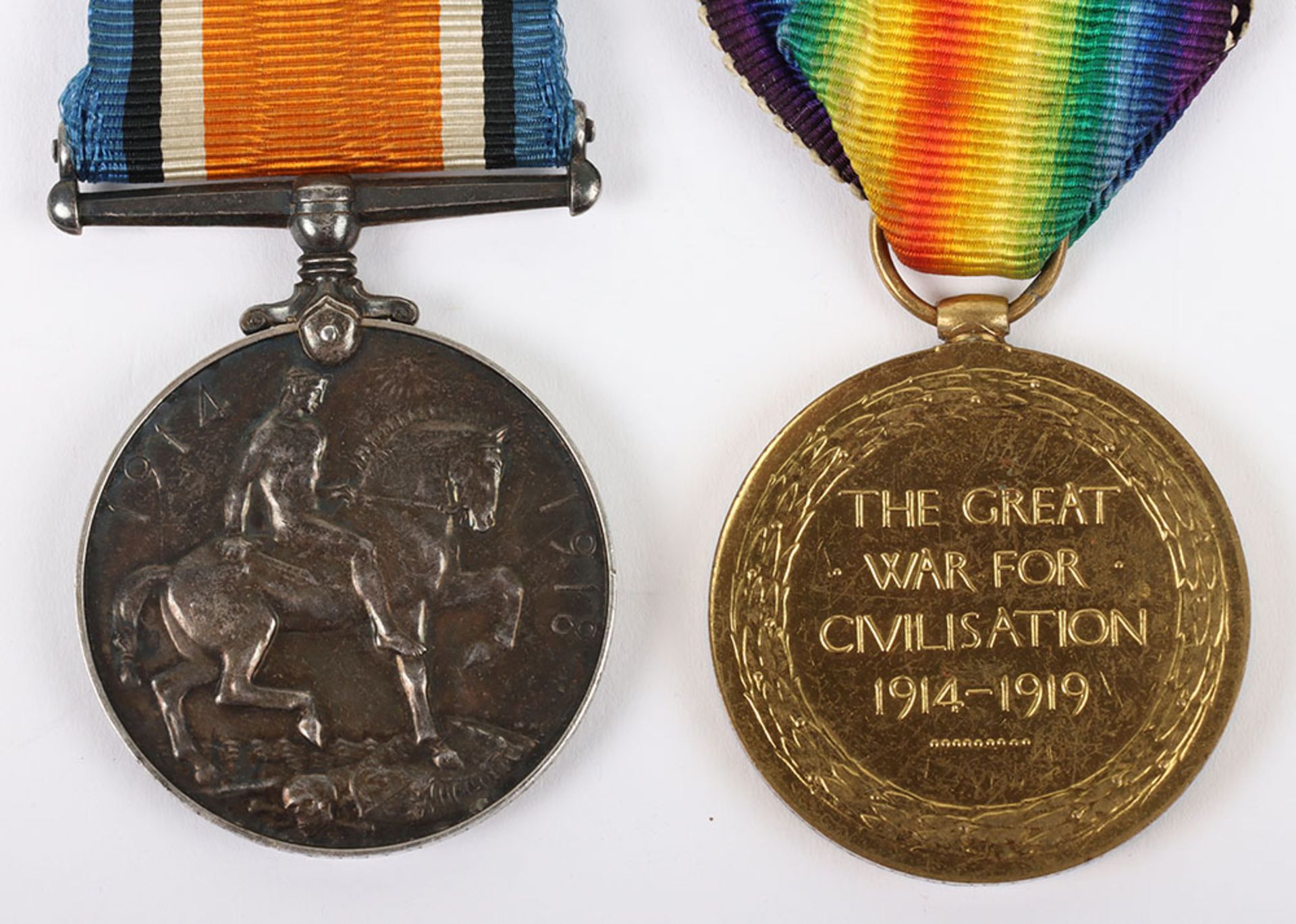 A pair of Great War medals to a lady serving in the Queen Mary’s Army Auxiliary Corps - Image 5 of 5