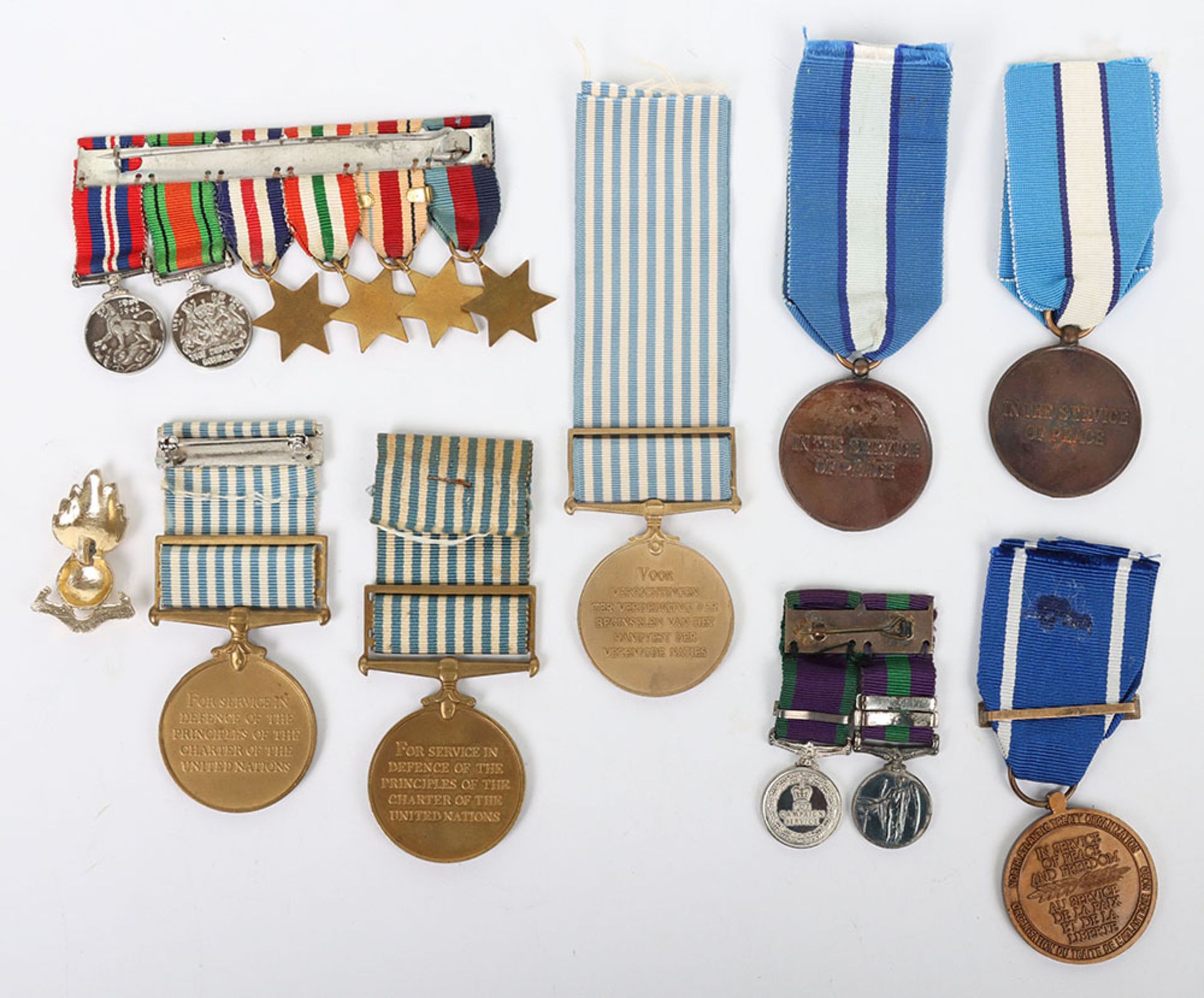 WW2 British Campaign Miniature Medal Group - Image 2 of 2