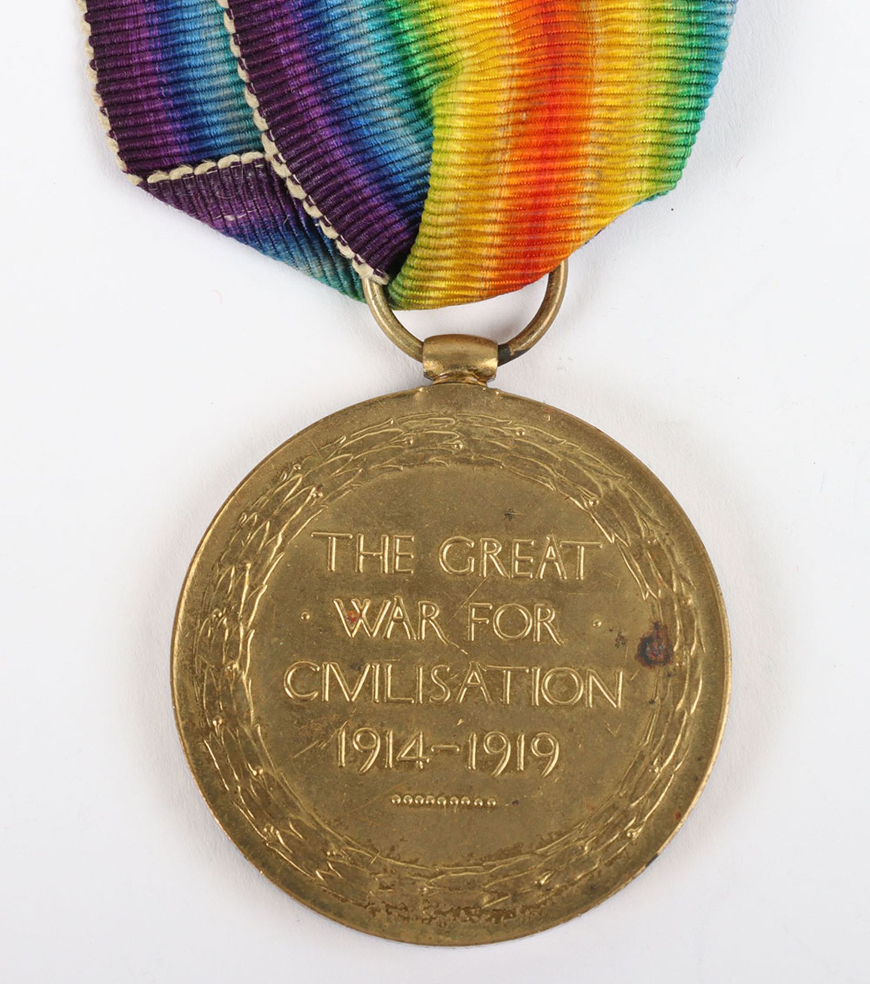 A single Victory medal to a member of the 20th (Wearside) Battalion Durham Light infantry who weas k - Bild 4 aus 4