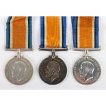 A collection of 3 WW1 British War medals