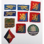 Grouping of Royal Artillery Cloth Formation Signs