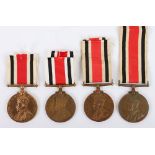 4x George V Special Constabulary Medals