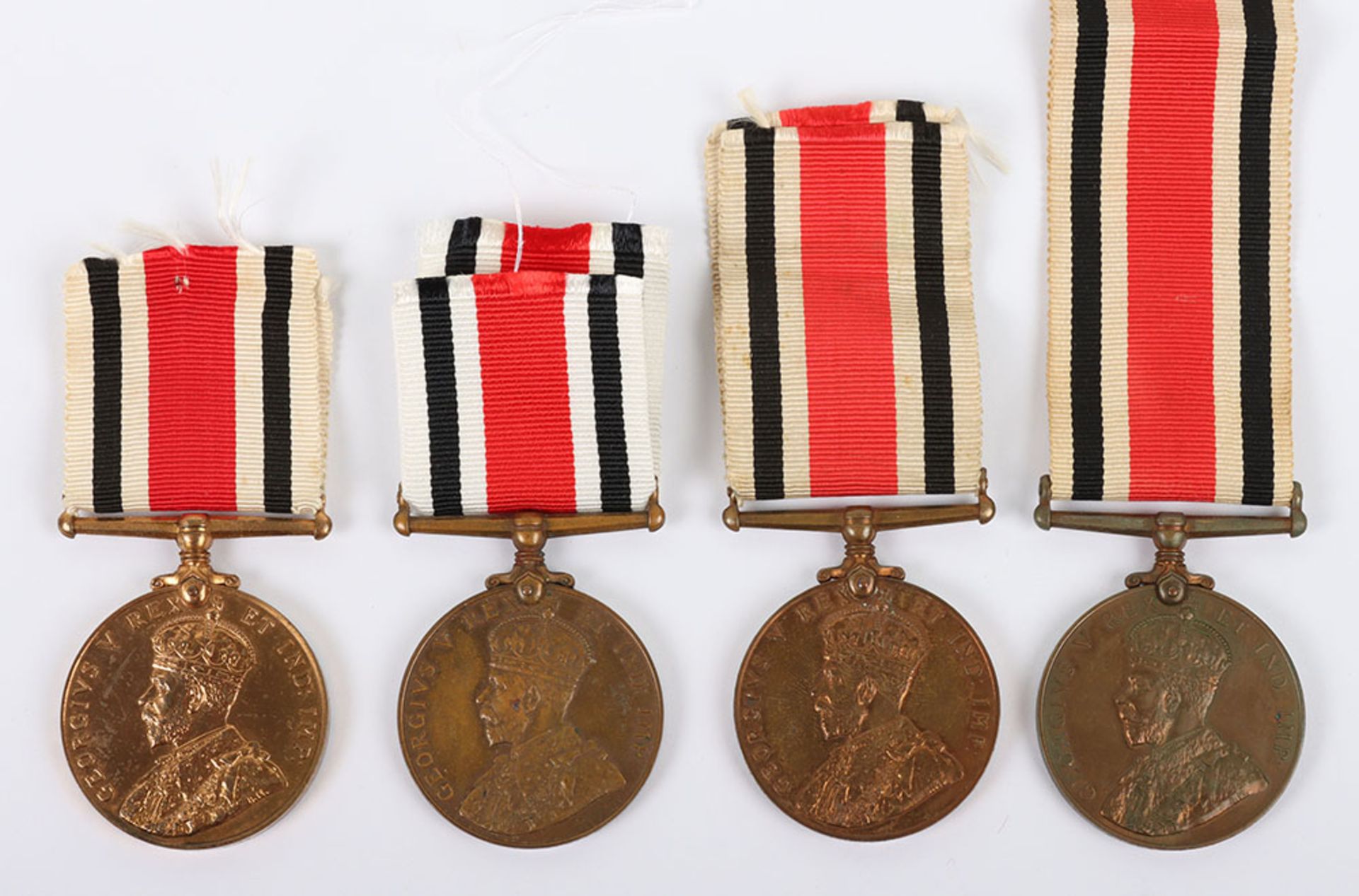 4x George V Special Constabulary Medals