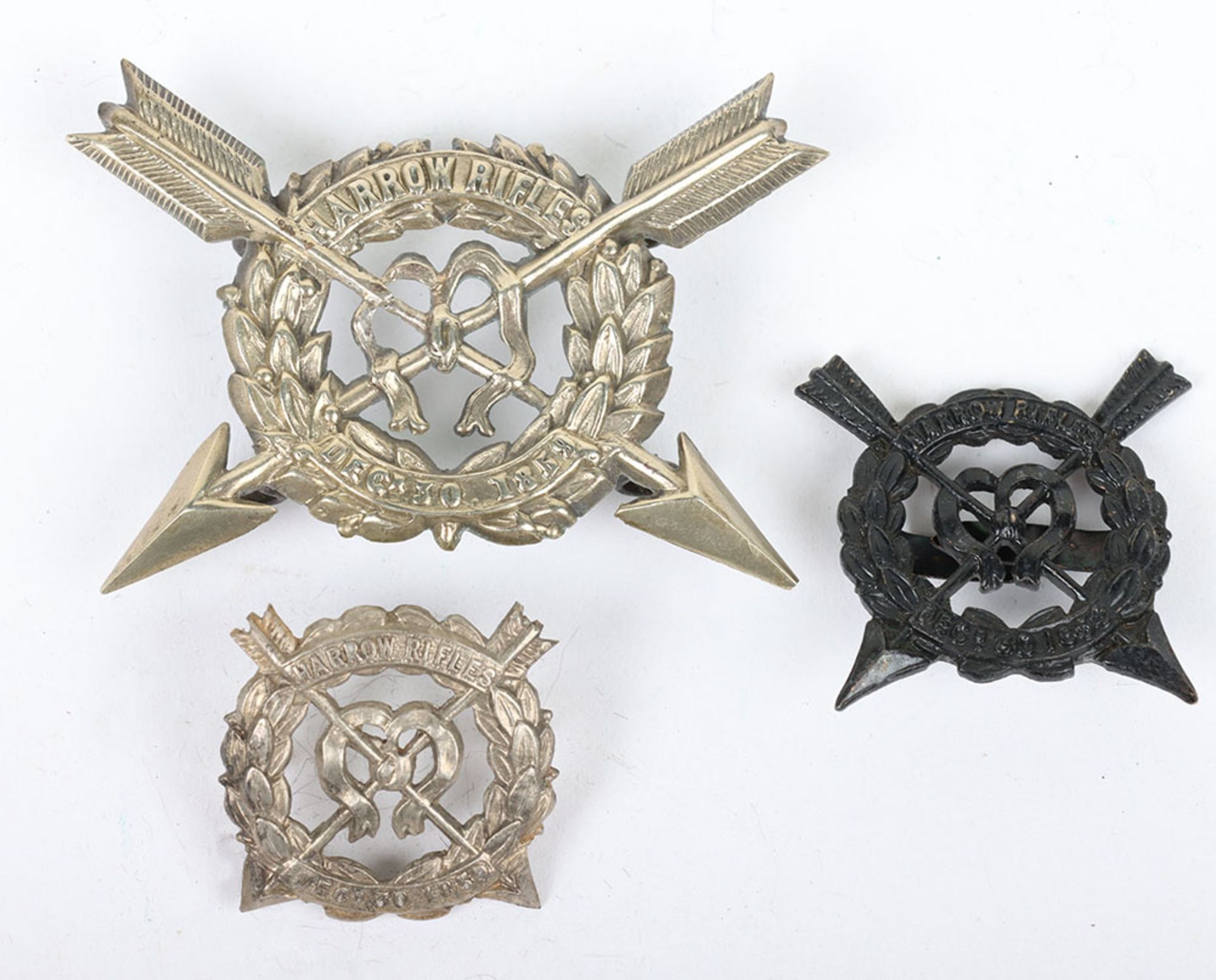 Harrow Rifles Glengarry Badge