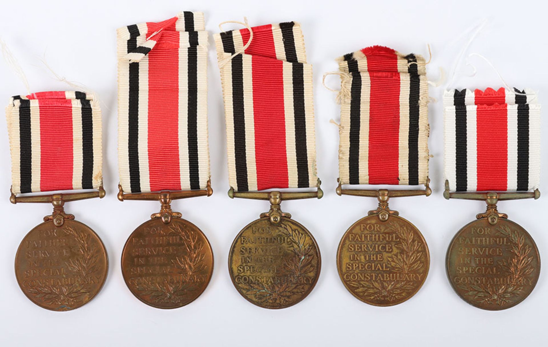 5x George VI Special Constabulary Medals - Image 5 of 5