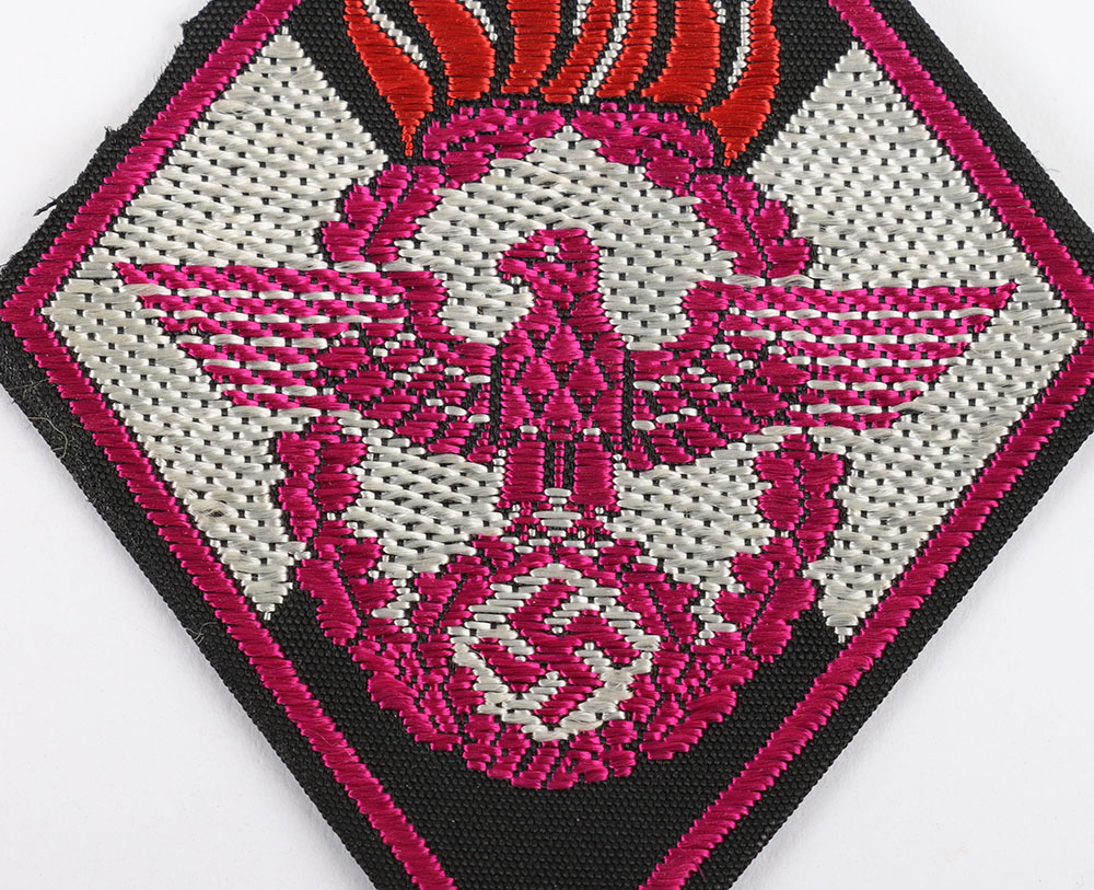 WW2 German Hitler Youth Fire Service Sleeve Diamond - Image 3 of 4