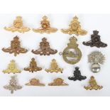 Collection of Royal Artillery gilt, brass & anodised badges