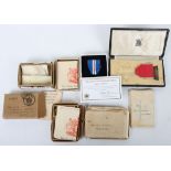 Selection of British Medal Forwarding Boxes