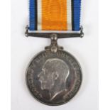 A British War medal to a 1918 killed in action casualty in the South Staffordshire Regiment