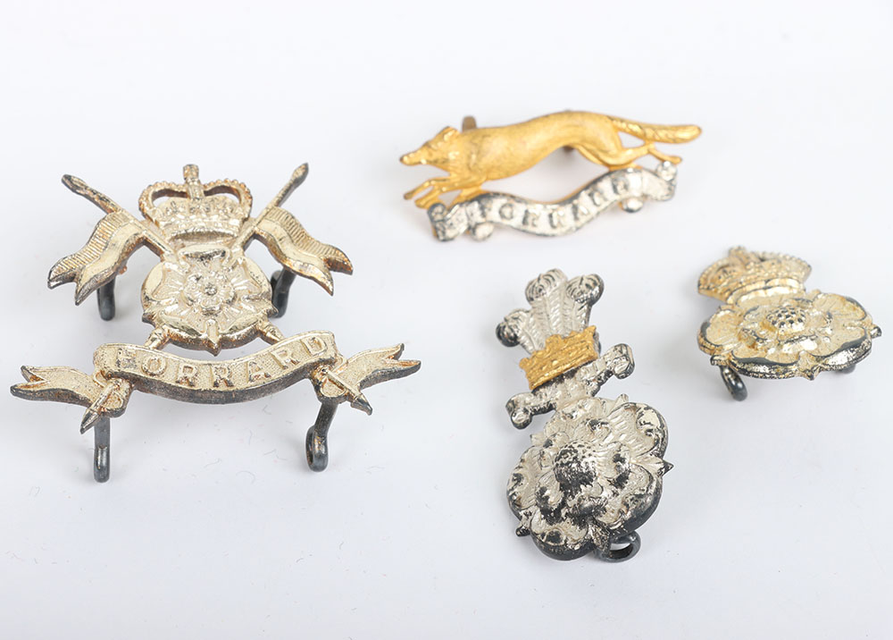 4x Yorkshire Yeomanry Regiment Officers Cap Badges - Image 2 of 5