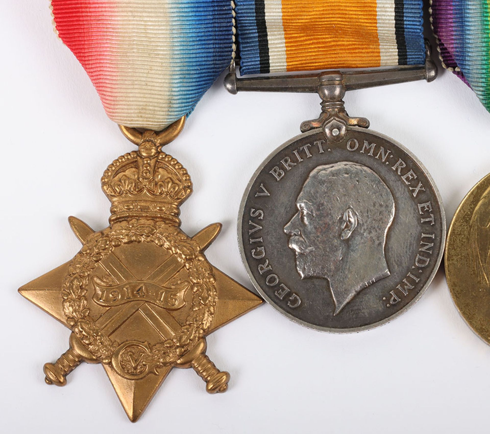 An unusual theatre Great War long service medal group of 4 to a Quarter Master Captain who served fo - Bild 2 aus 8
