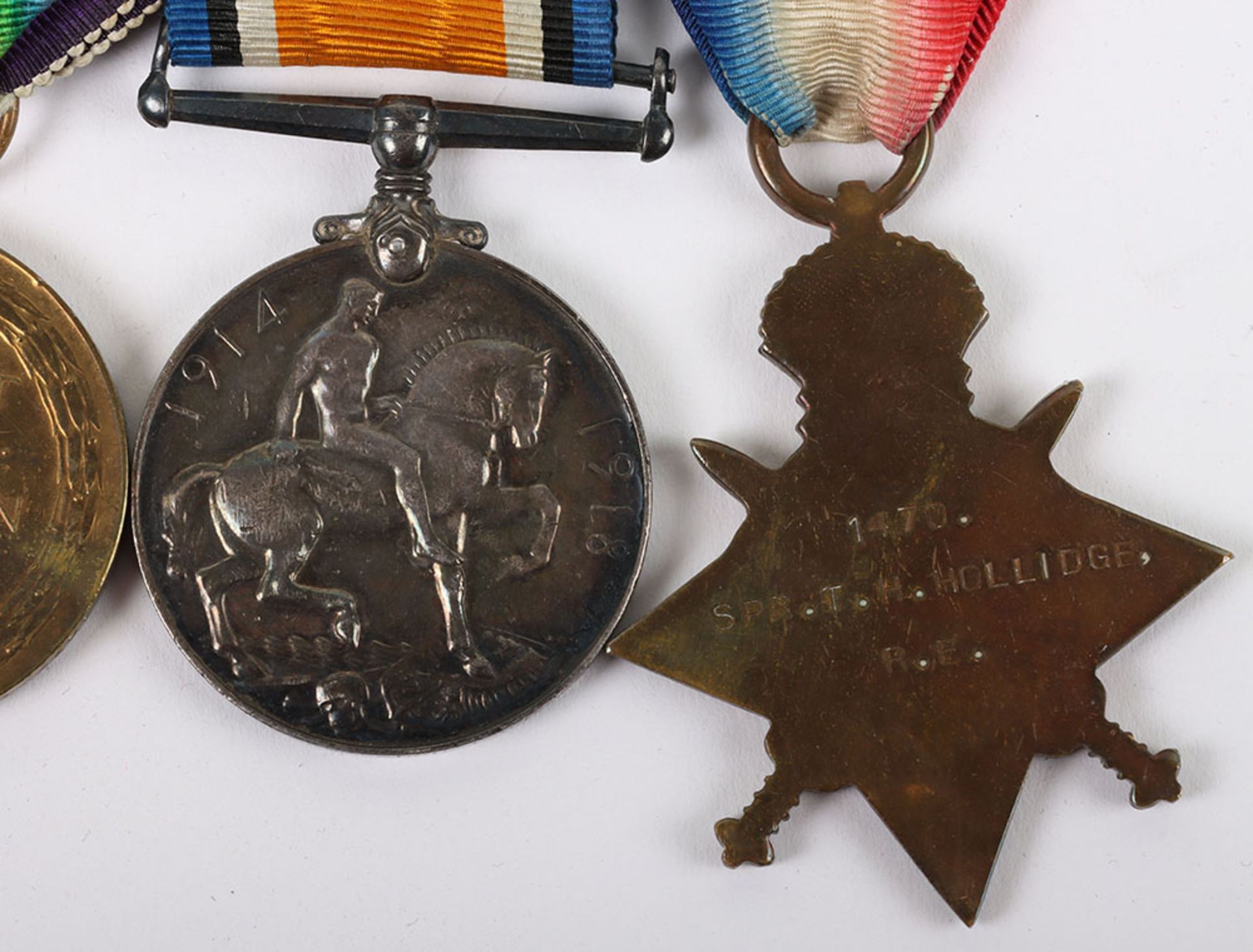 A group of 4 medals covering service in both World Wars - Bild 6 aus 7