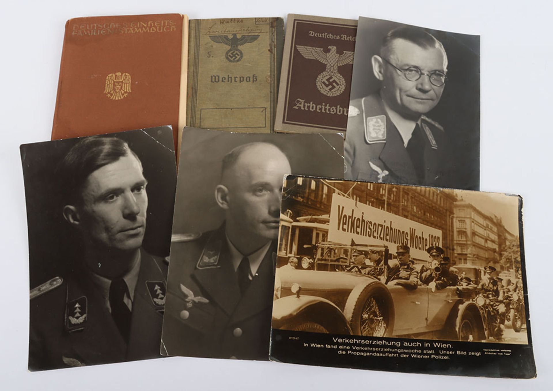 German Third Reich Paperwork - Bild 2 aus 7