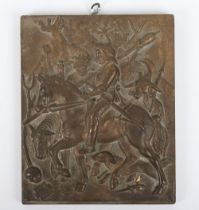 German Patriotic Plaque