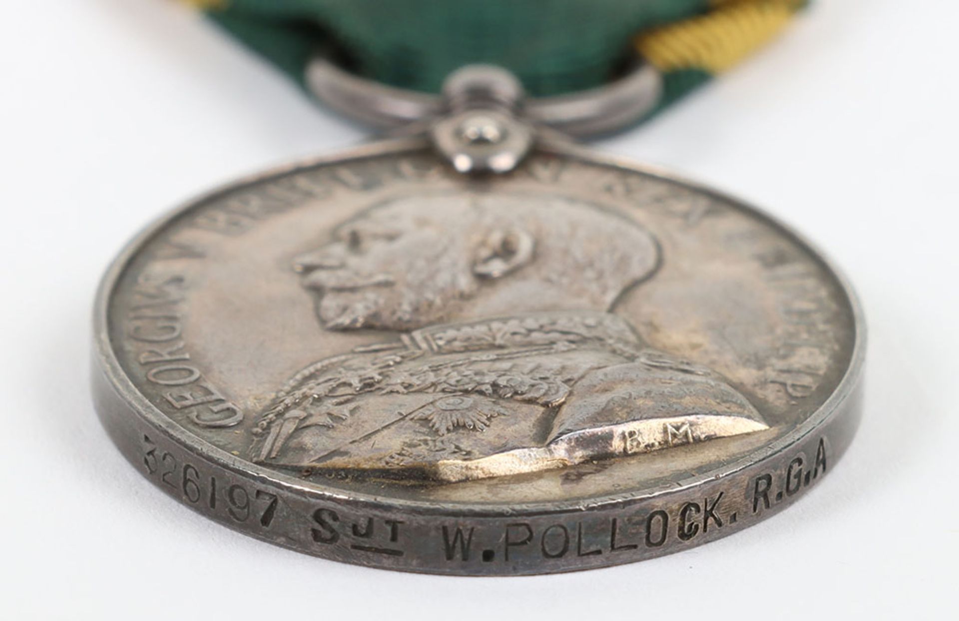 A Territorial Efficiency medal to the Royal Garrison Artillery - Image 3 of 4