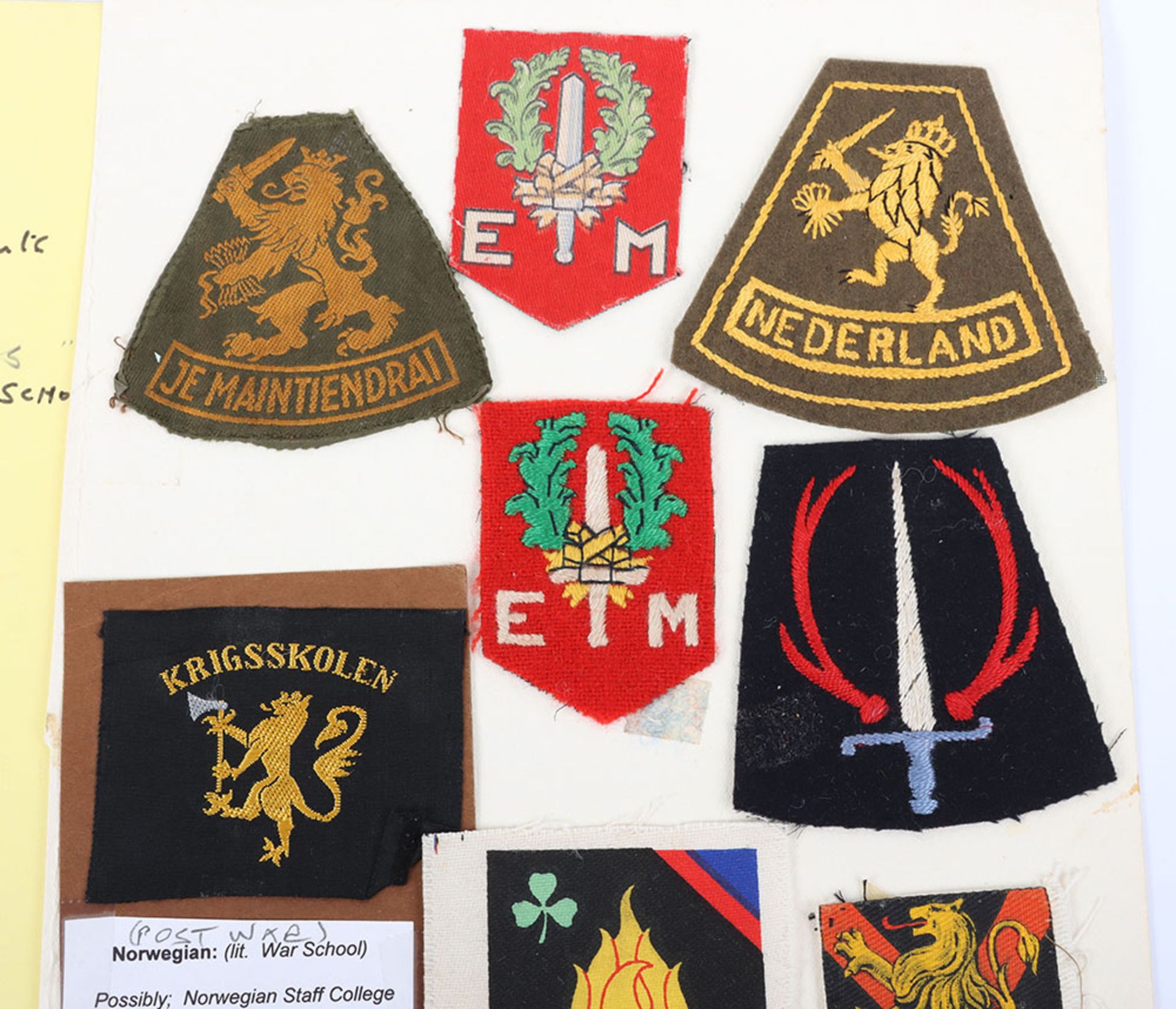 Quantity of various nationalities cloth formation signs and shoulder flashes etc - Image 5 of 6