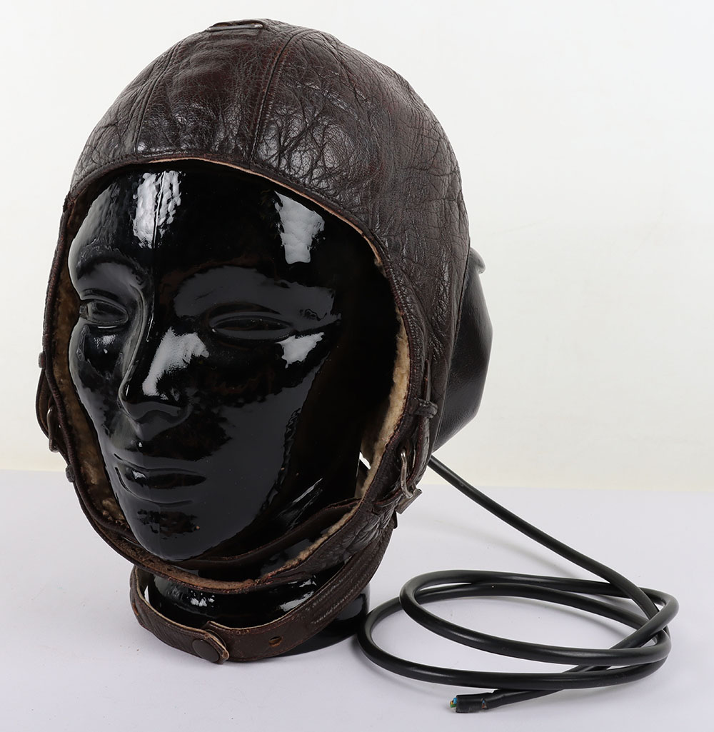 WW2 German Luftwaffe Winter Pattern LKpW 101 Flying Helmet - Image 5 of 8