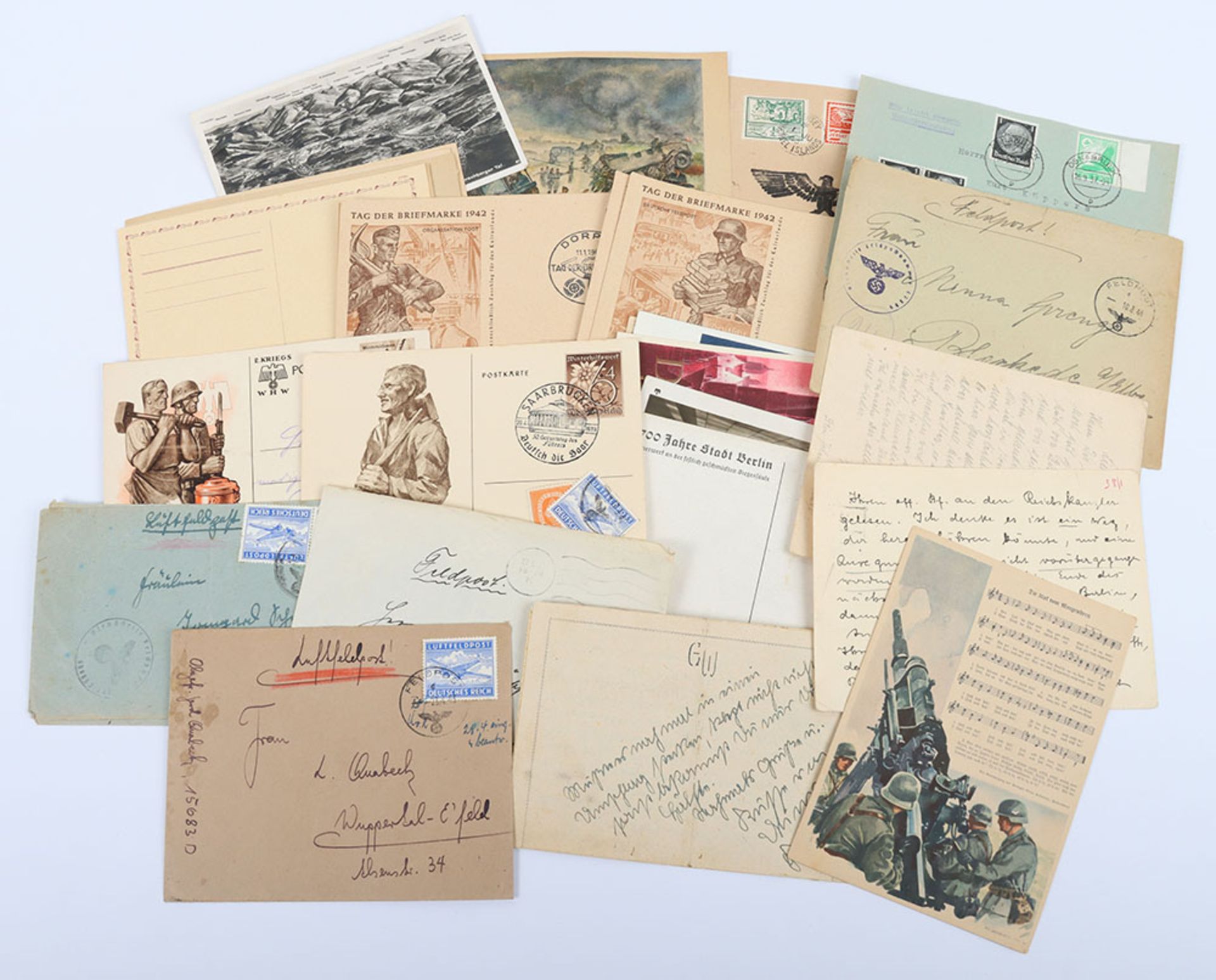 German Third Reich Paperwork/Postal History - Bild 4 aus 6