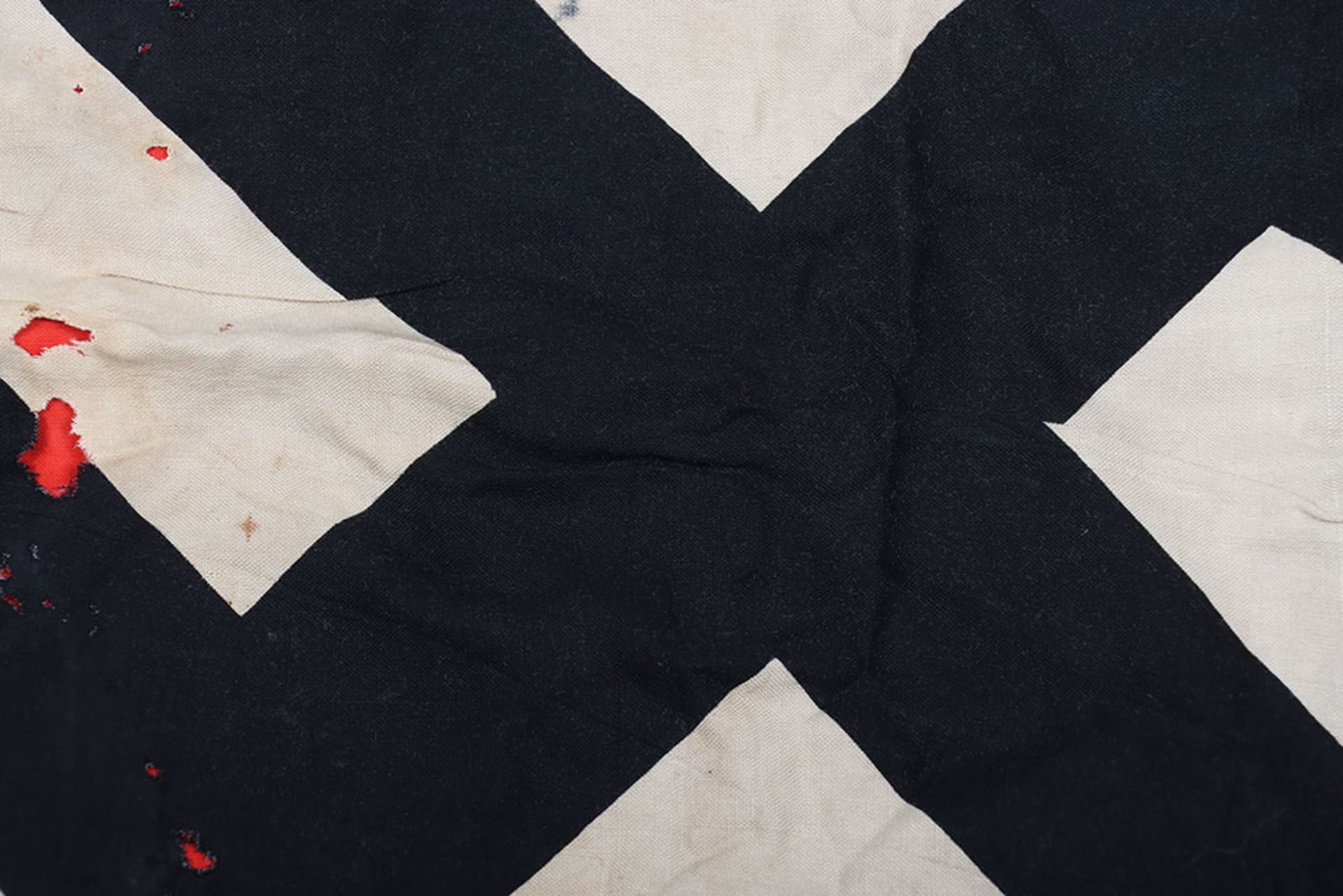 WW2 German Flag Reputed to Have Been Captured on Omaha Beach D-Day 6th June 1944 - Image 4 of 9
