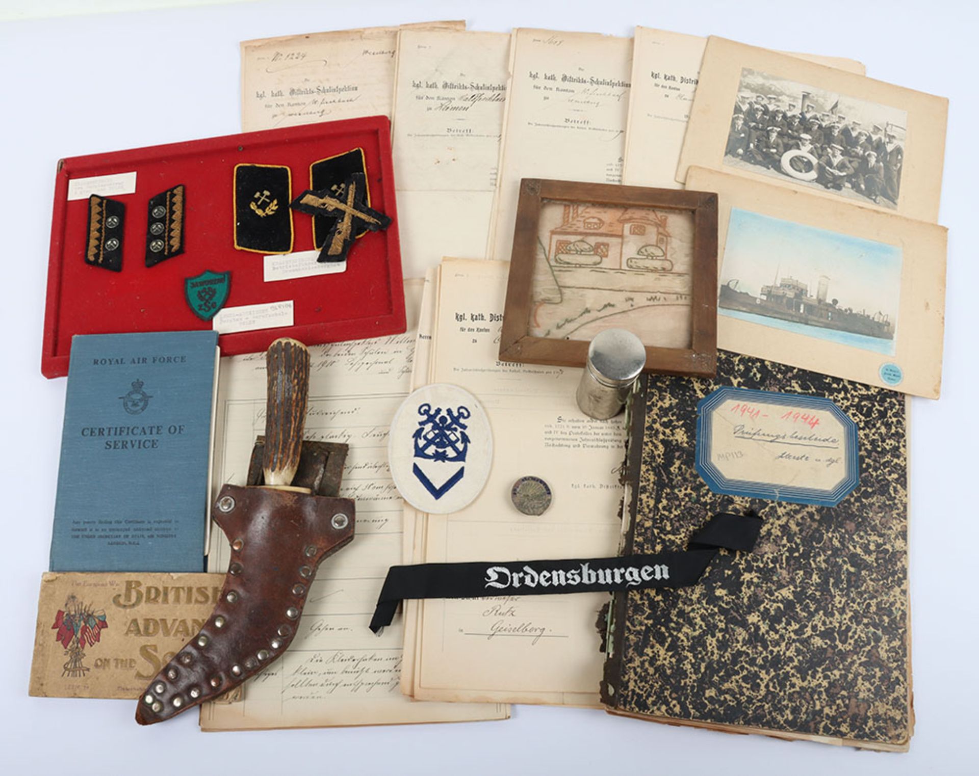 Mixed Military and Civil Ephemera