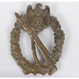 WW2 German Army / Waffen-SS Infantry assault badge in silver